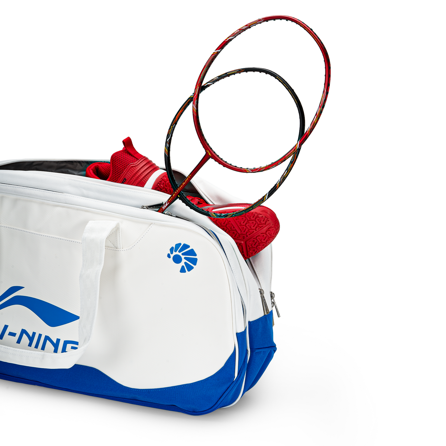Li-Ning Rectangular Kit Bag (White/Blue)