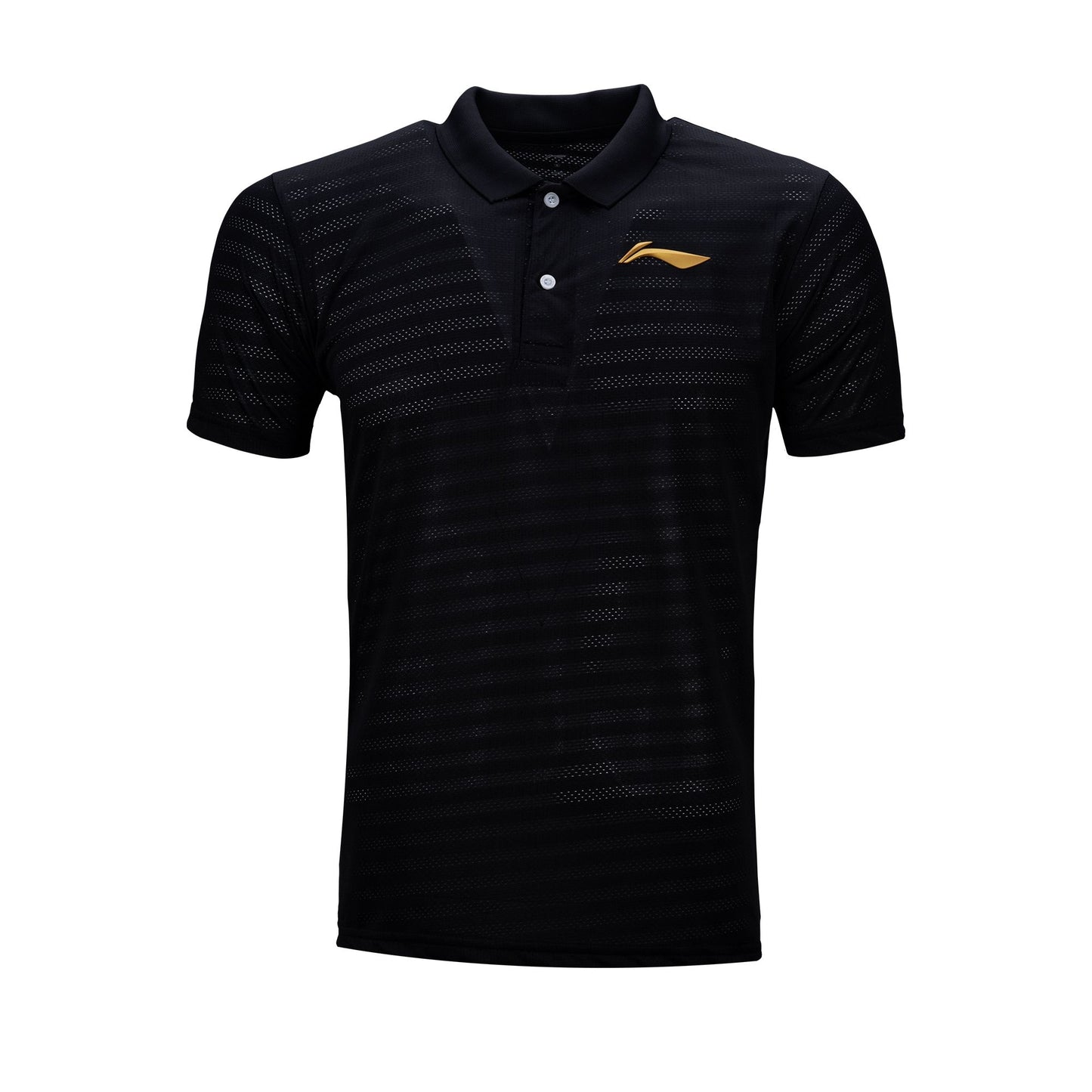 LN SOLID POLO T-SHIRT-Black