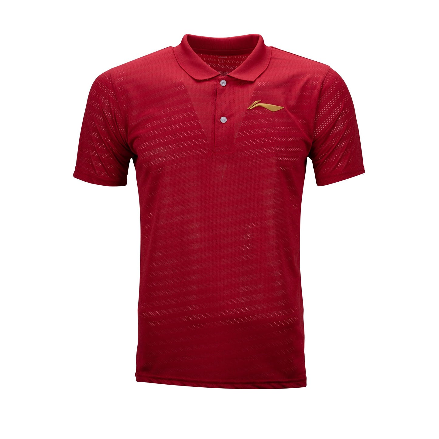 LN SOLID POLO T-SHIRT-Red