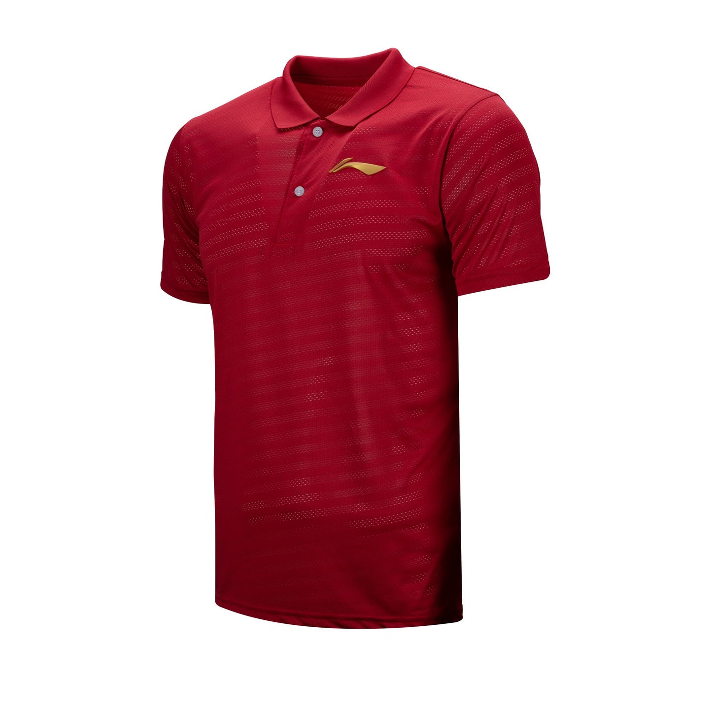 LN SOLID POLO T-SHIRT-Red