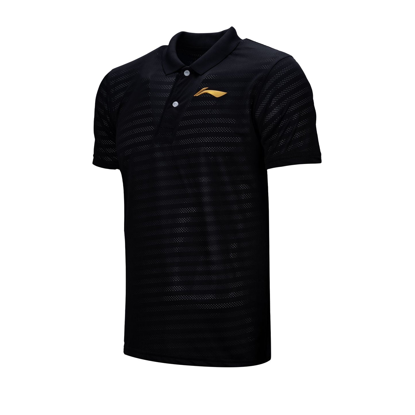 LN SOLID POLO T-SHIRT-Black