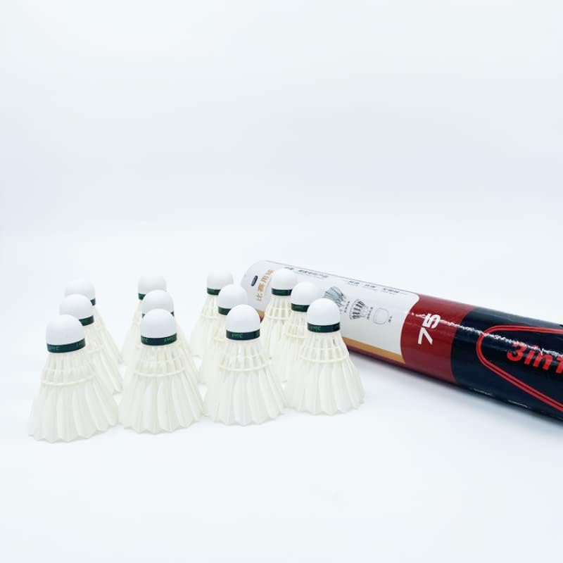 Dmantis D75 3in1 Competition Training Badminton Shuttlecocks Durable Duck Feather.