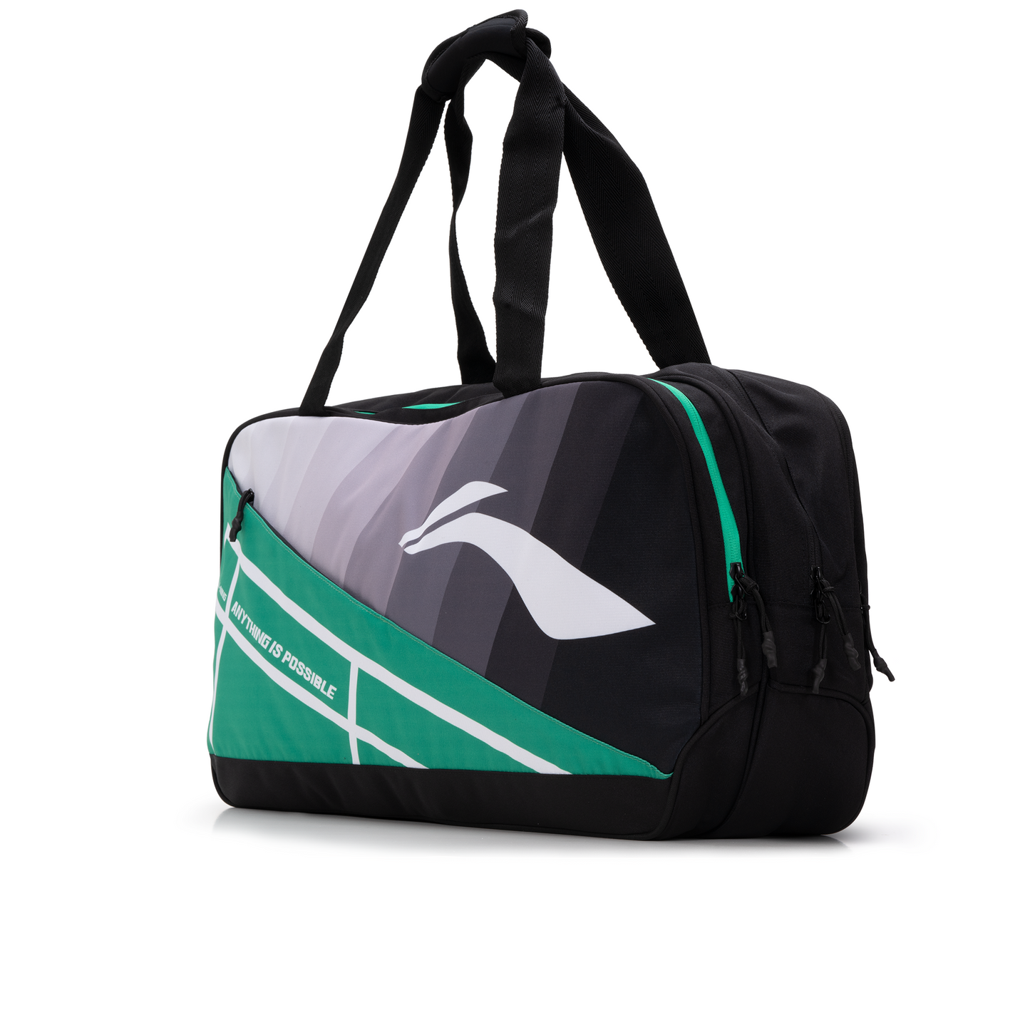 Court Plus Badminton Kit Bag-Black/Green