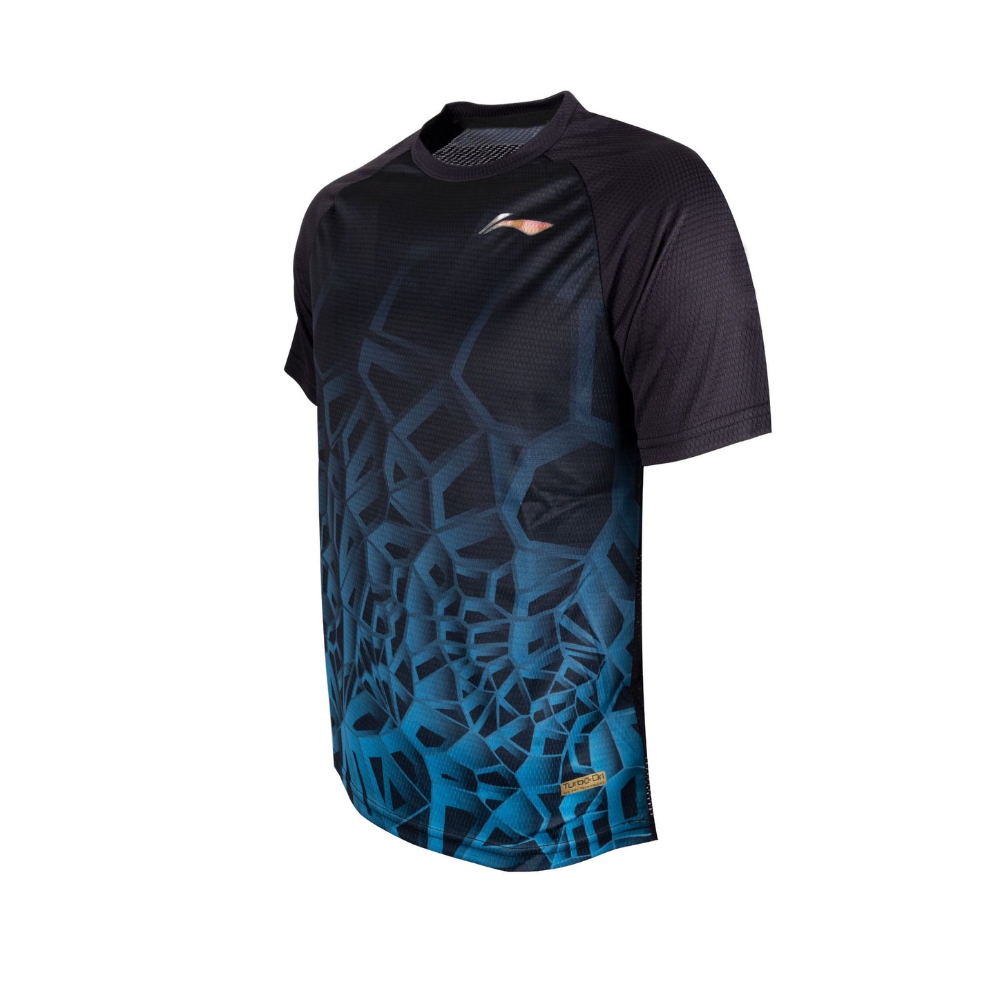 Li-Ning Turbo-Dri T-Shirt-Black-XS