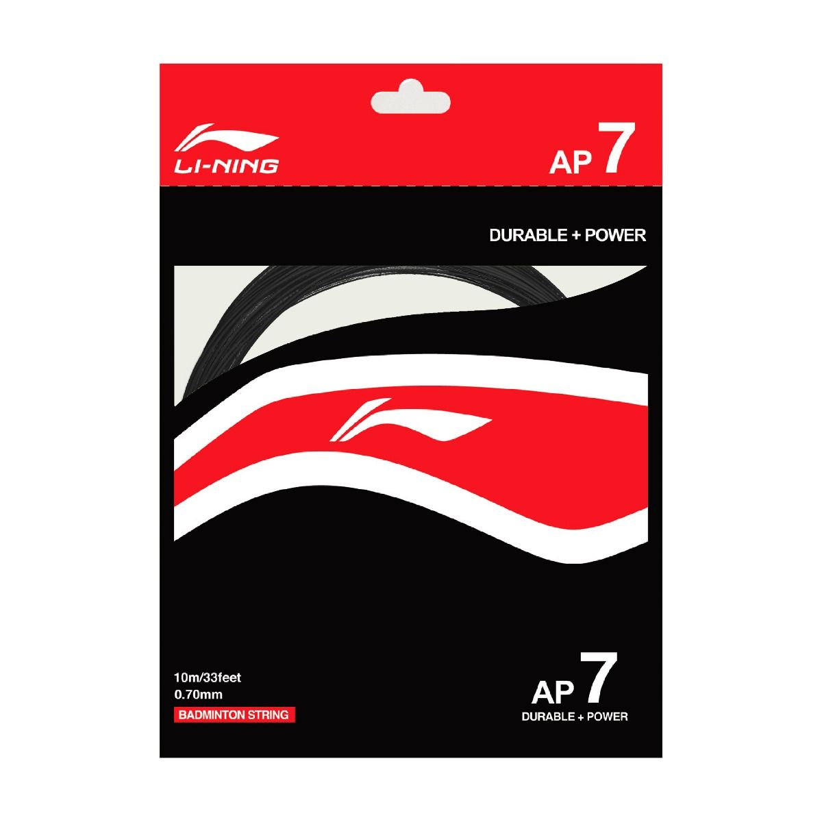 AP - 7 Badminton String -Black