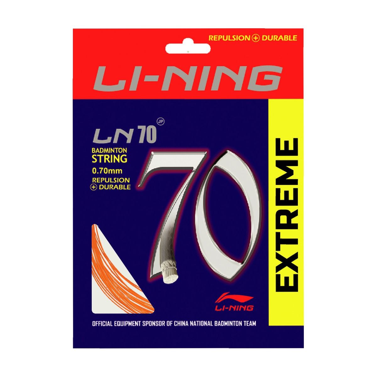 LN - 70 Extreme Badminton String-Orange