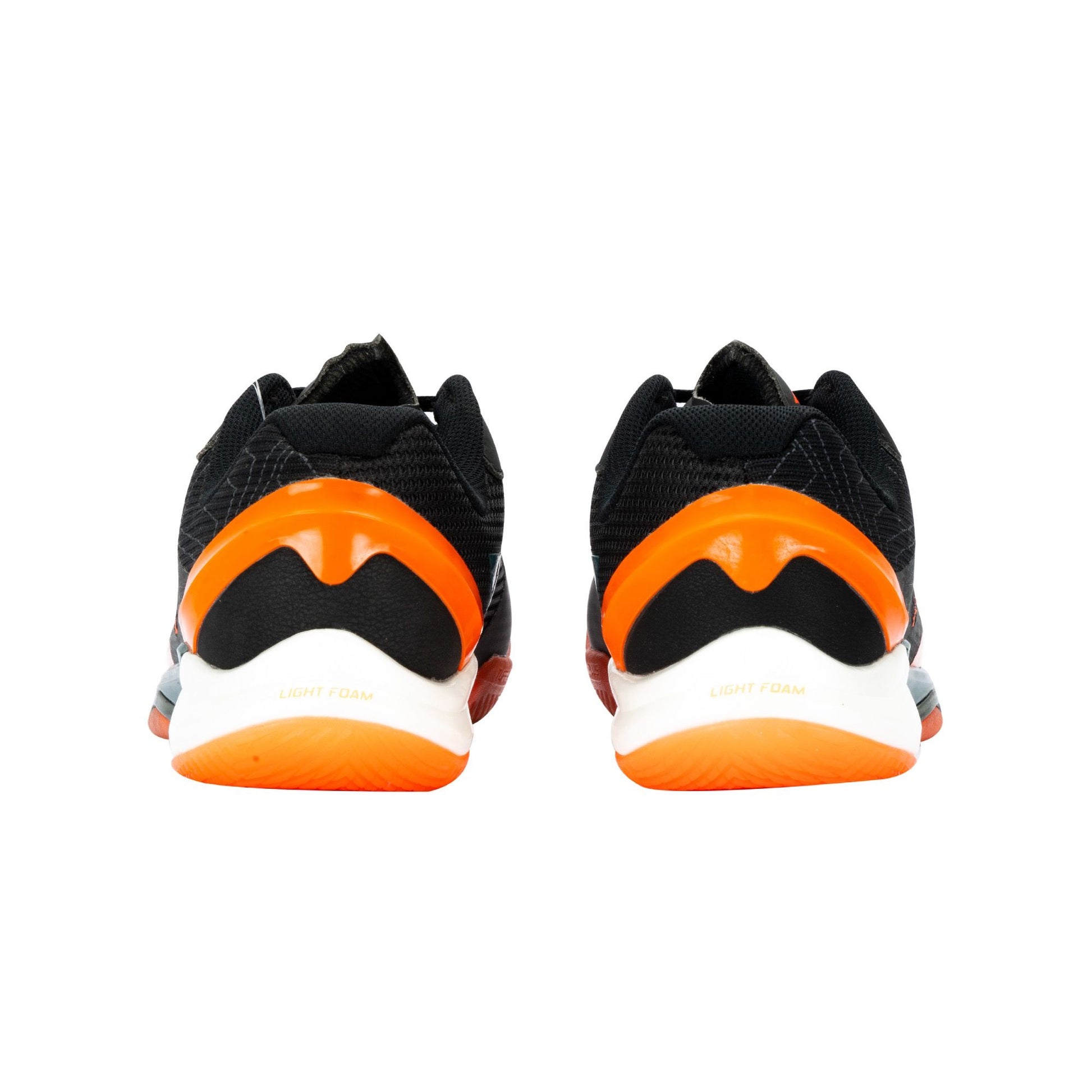 Monkey King Badminton Shoes-Standard Black/Flashing Orange-9 UK