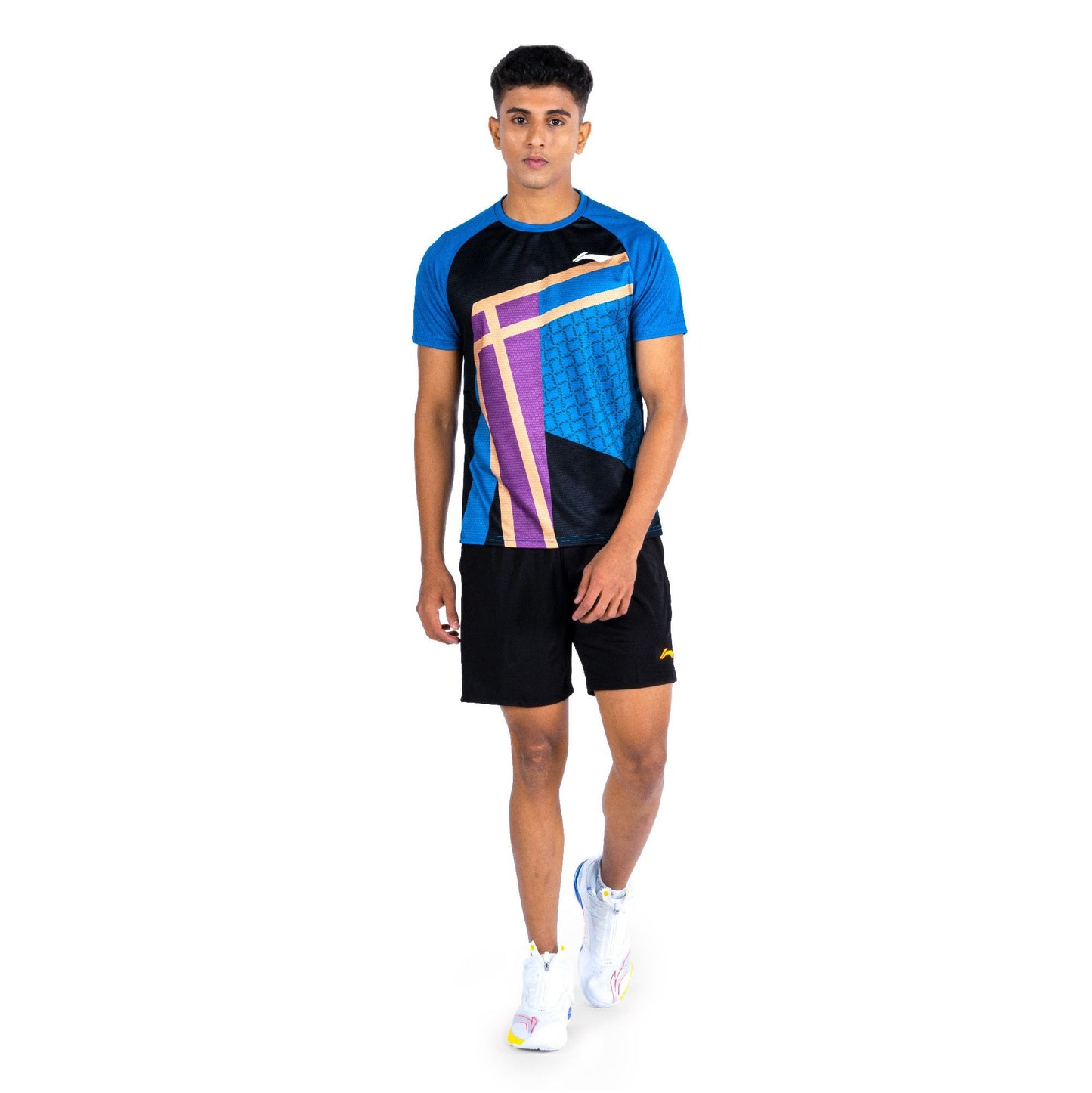 Li-Ning Splitz T-shirt-Navy-XS