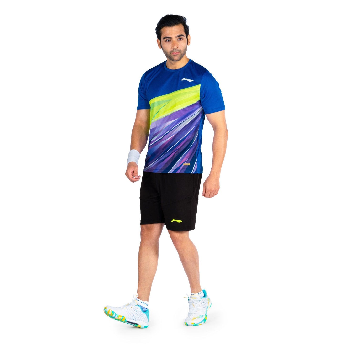Li-Ning Training Tee-XS-Royal Blue