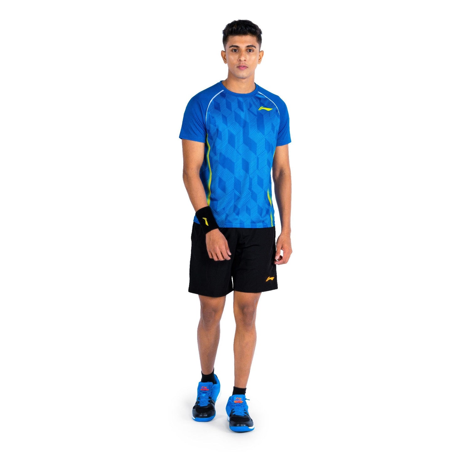Li-Ning Defender T-shirt-Blue-XS
