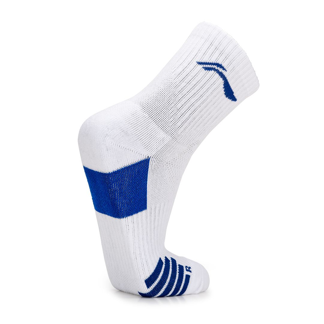 Lane 5 Socks (White/Blue)