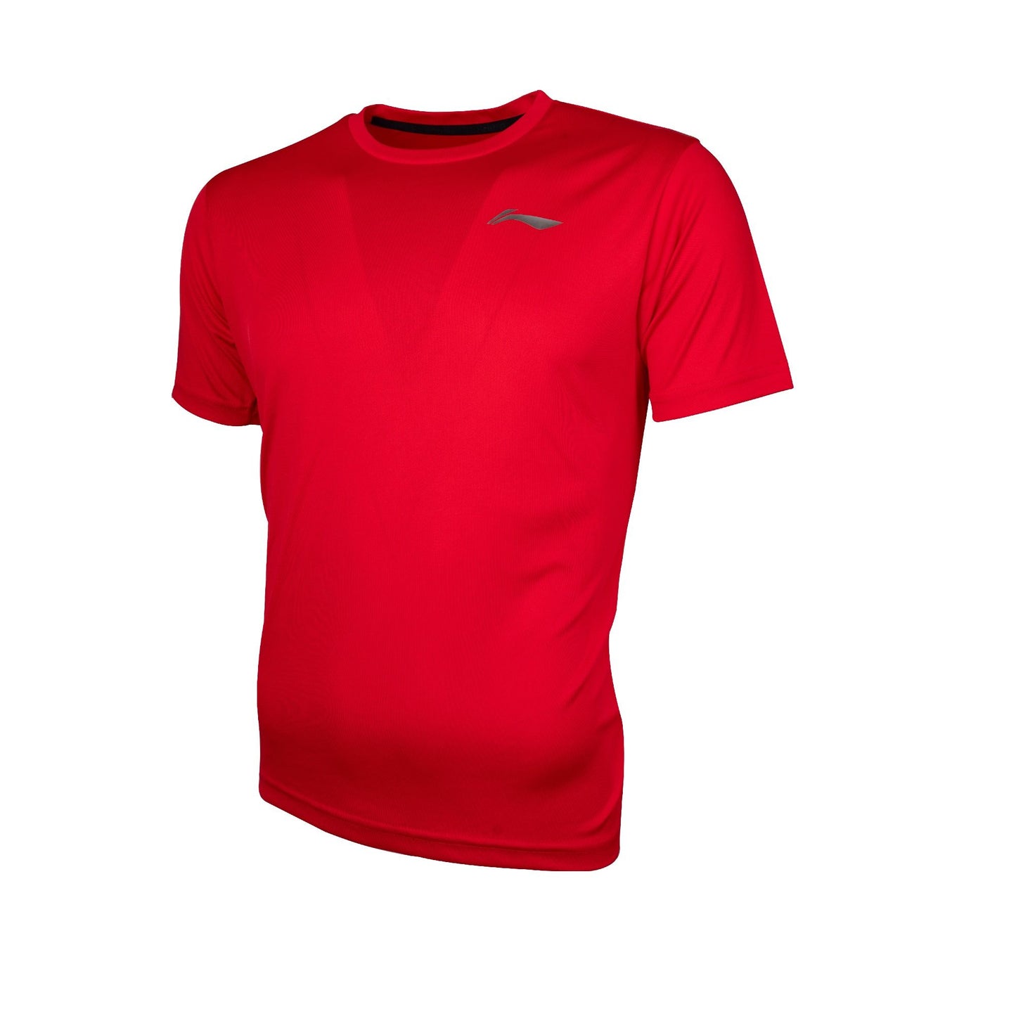 Solid Active T-shirt-Red-XS