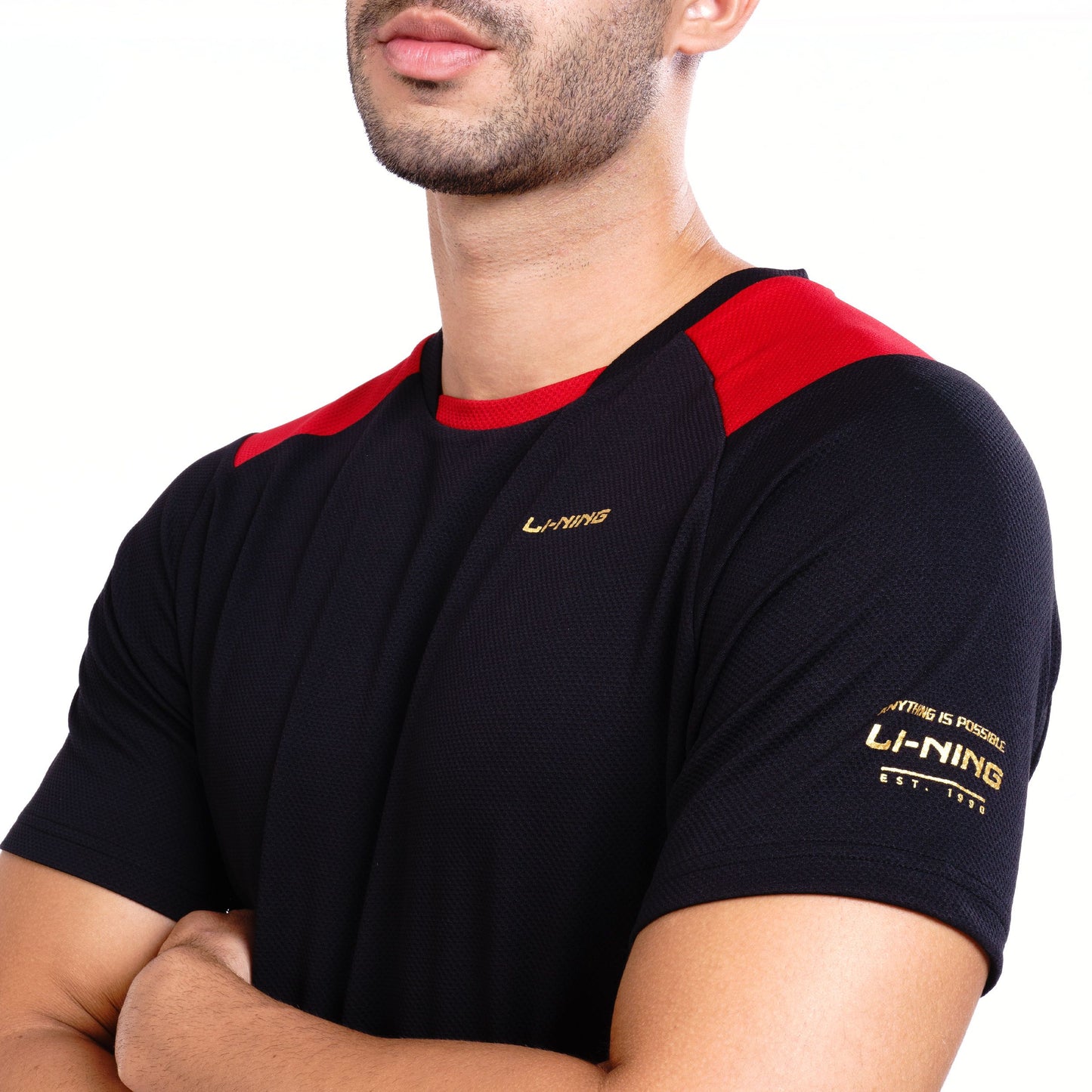 Flip Side T-Shirt-Black/Red
