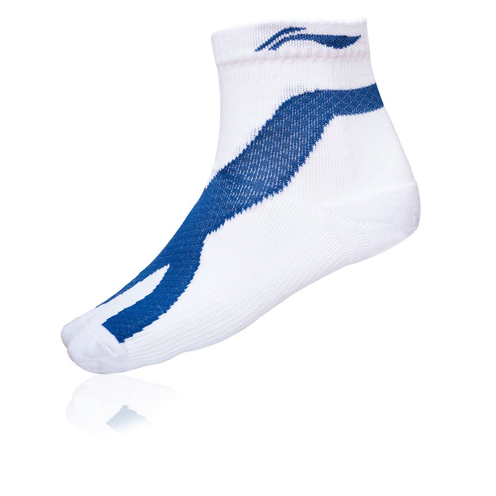 Li-Ning Essential Socks - White, Blue