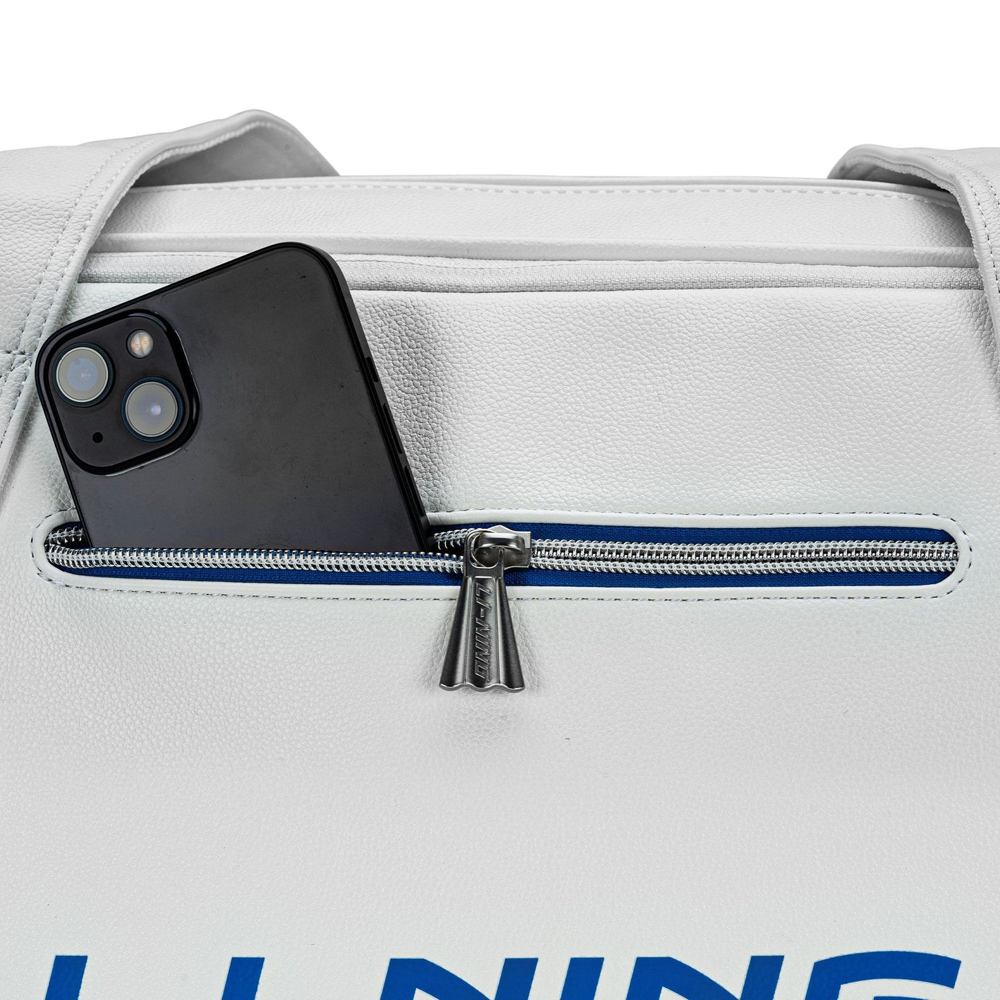Square Badminton Bag - White/Blue