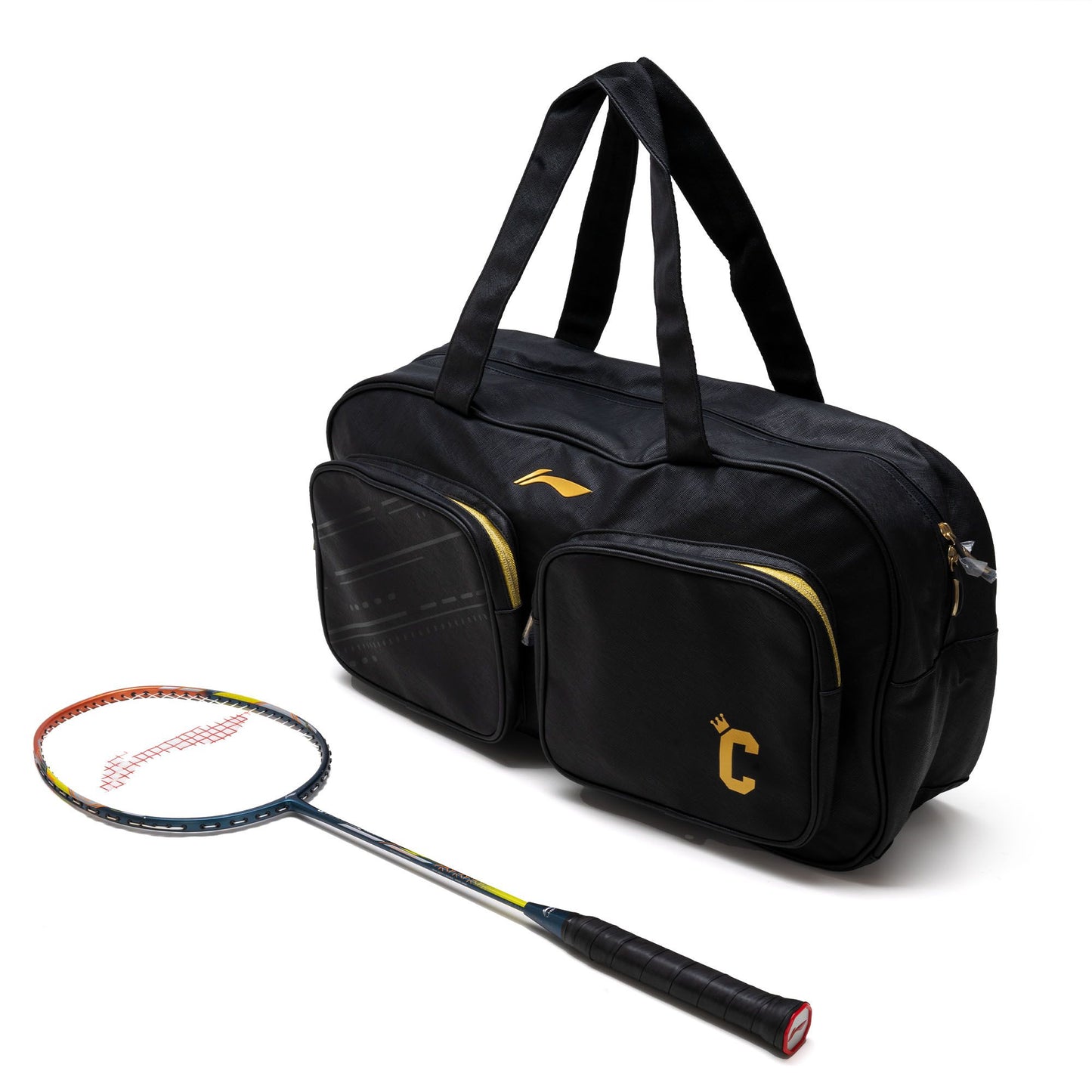 Magnus Badminton Kit Bag-Black/Gold