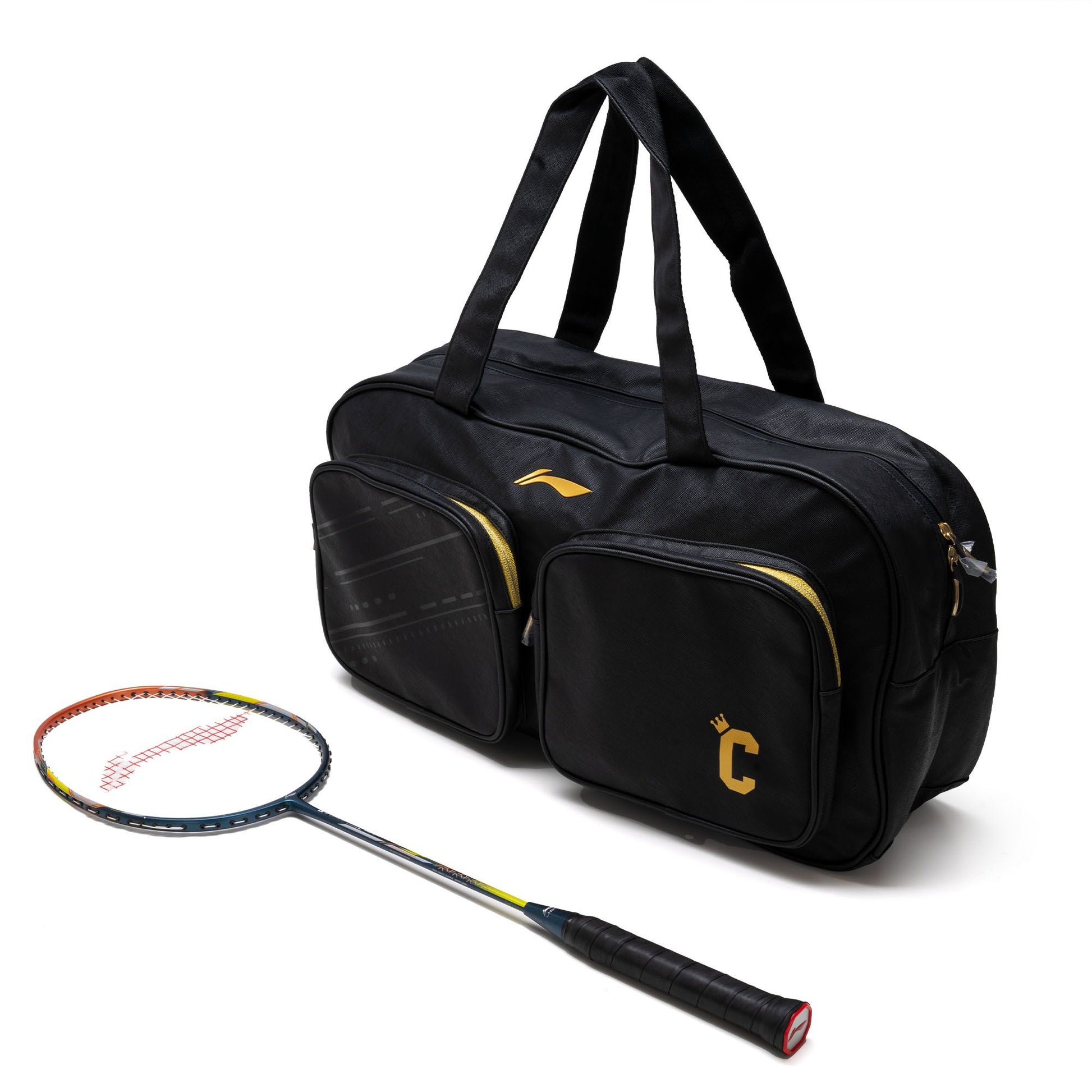 Magnus Badminton Kit Bag-Black/Gold