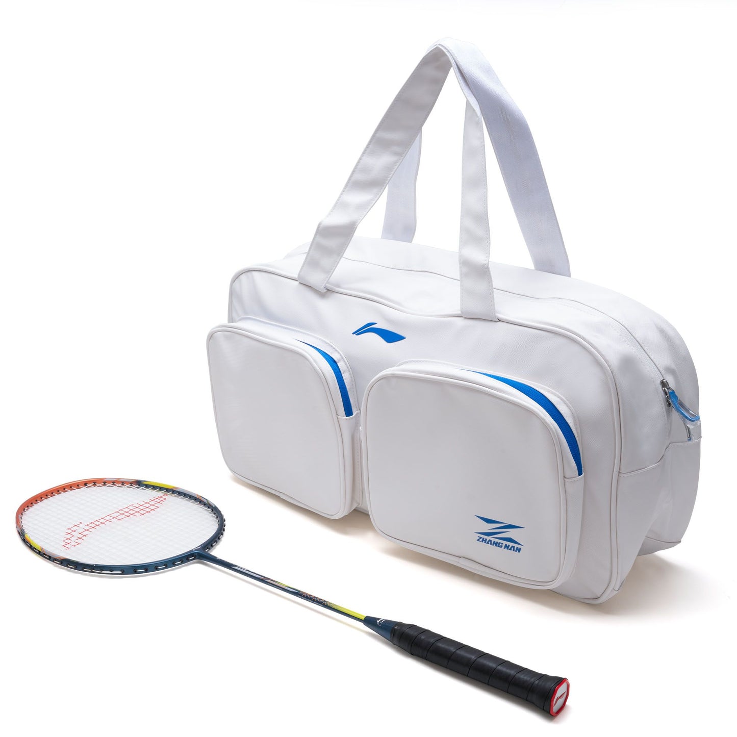 Magnus Badminton Kit Bag-White/Blue