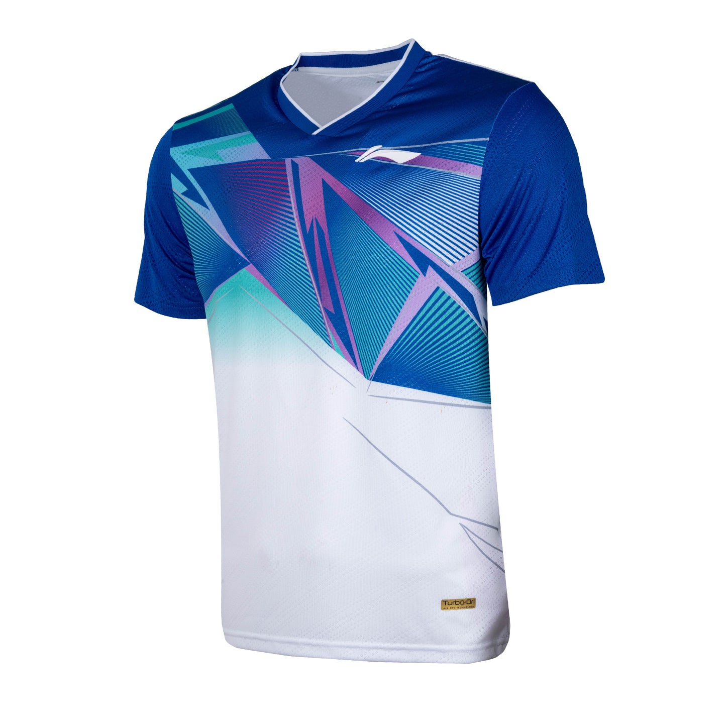 Triangulations T-shirt - Navy/White