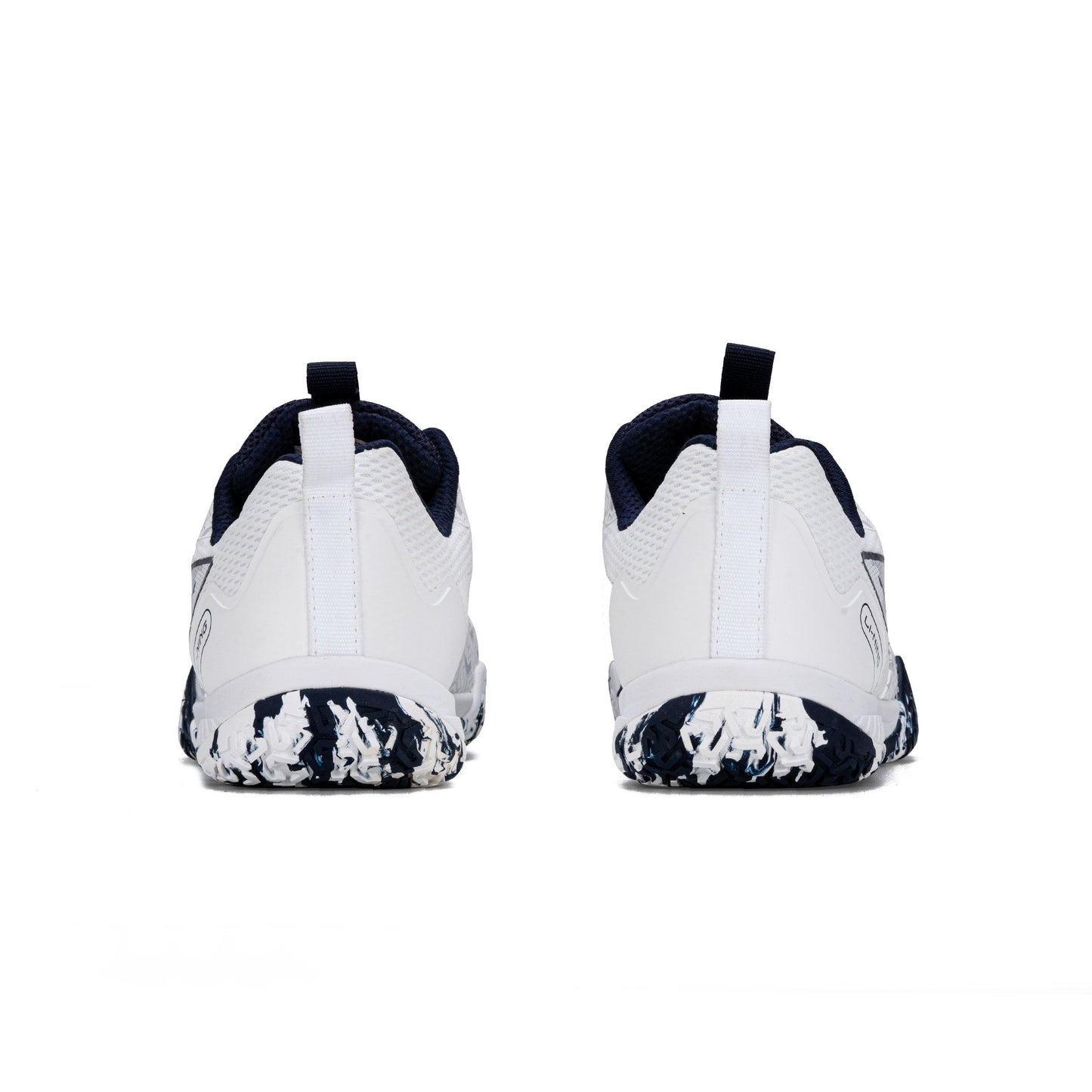 Saga Lite X Non Marking Badminton Shoes (White/Navy)