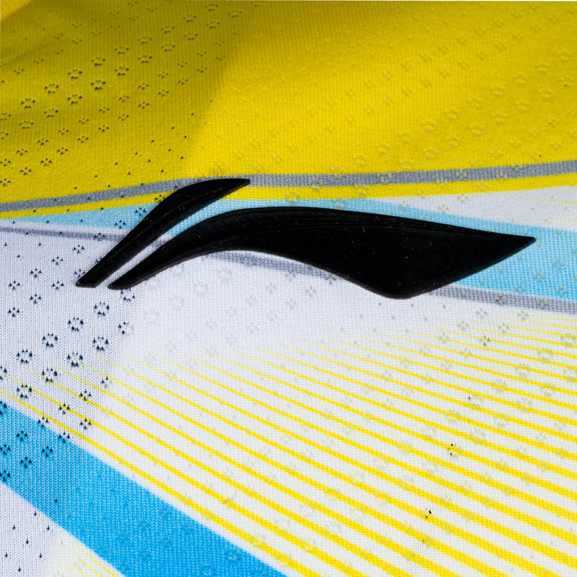 Triangulations T-shirt - Yellow/Royal Blue