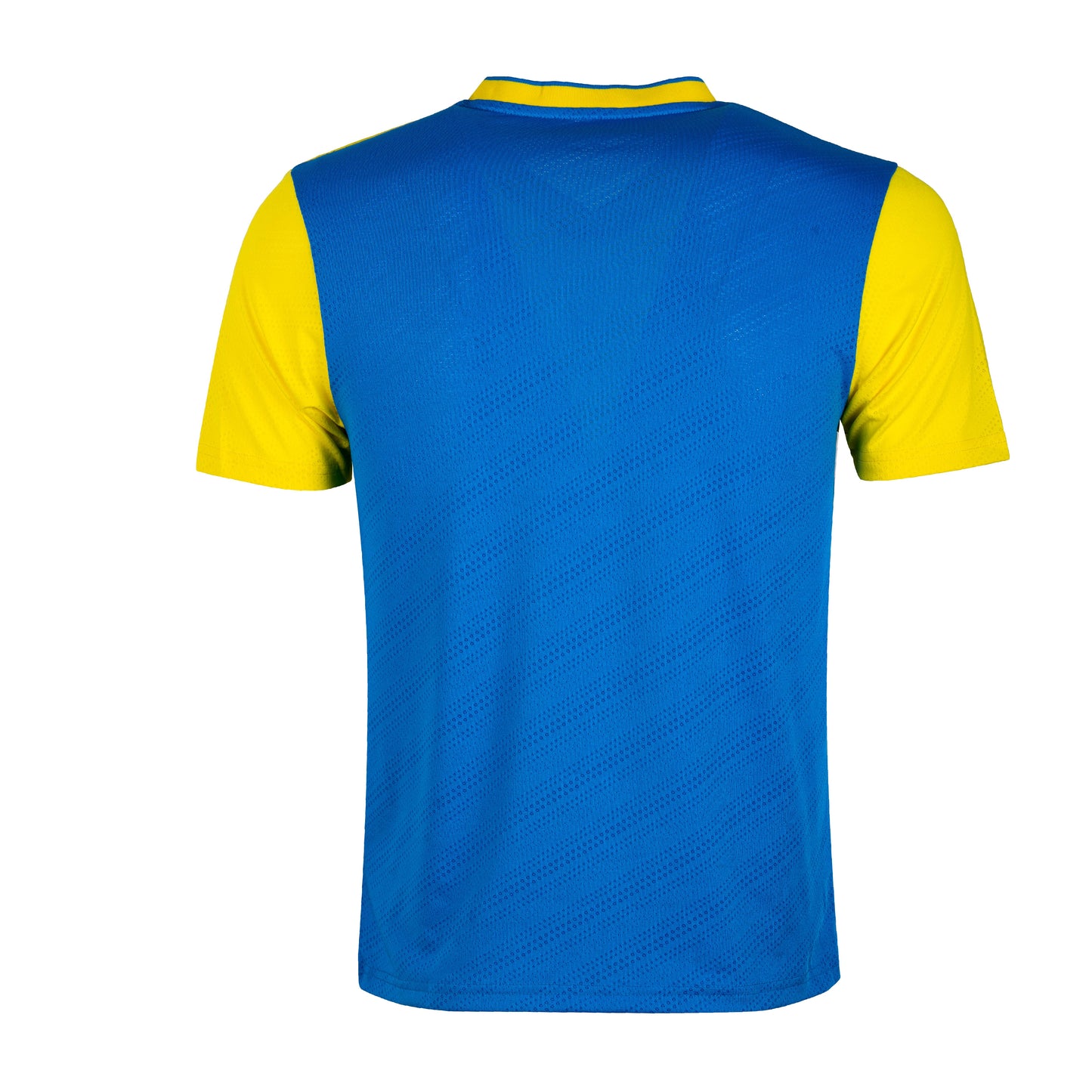 Triangulations T-shirt - Yellow/Royal Blue