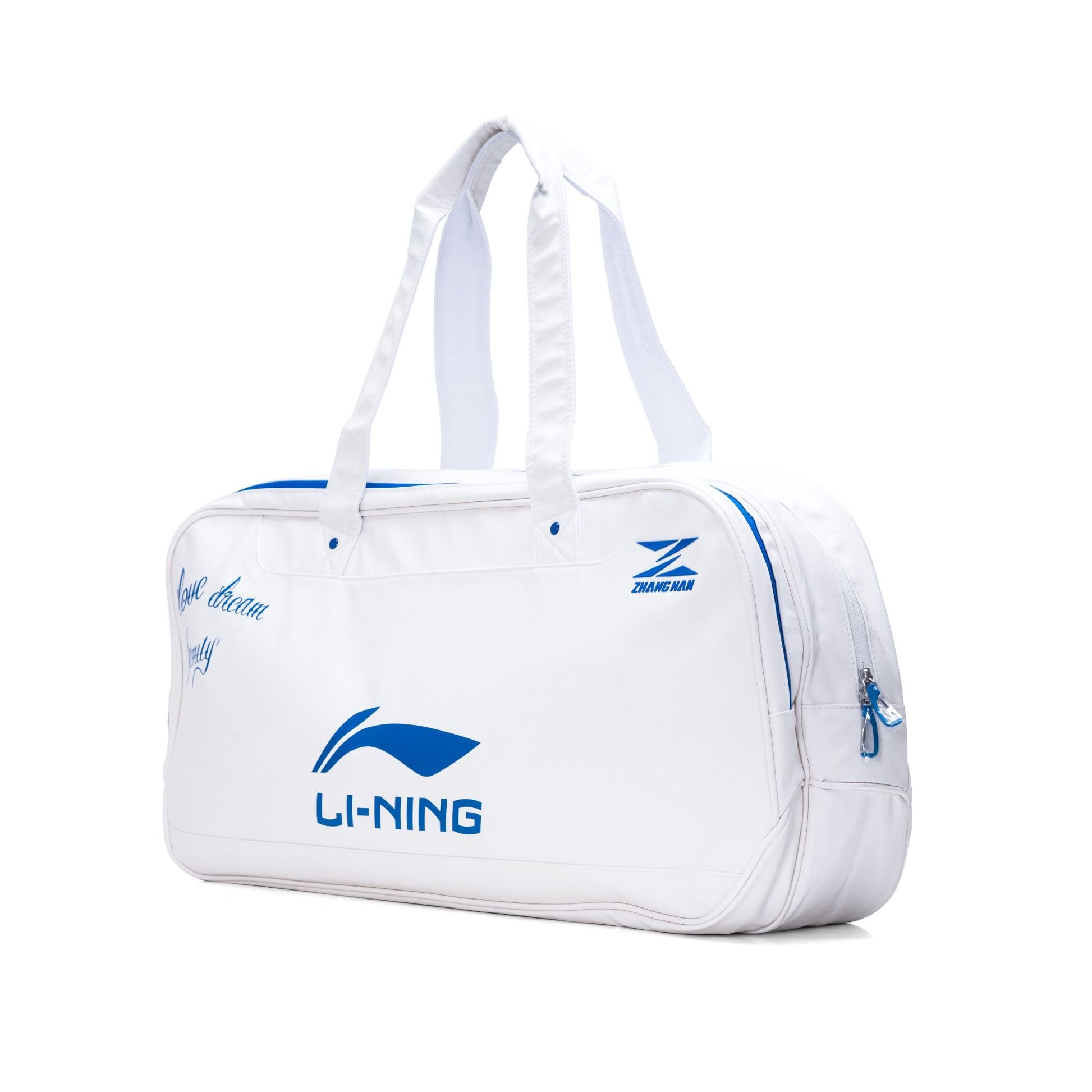 Crown Badminton Kit Bag-White/Blue