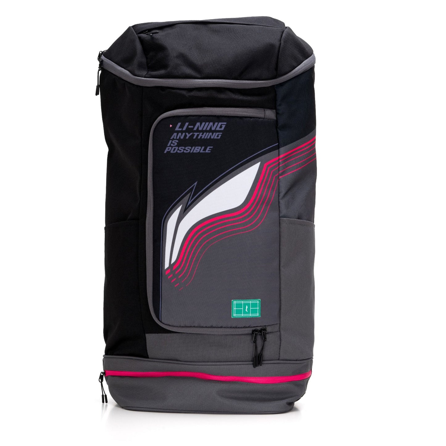 Vector Badminton Backpack-Grey, Black Pink