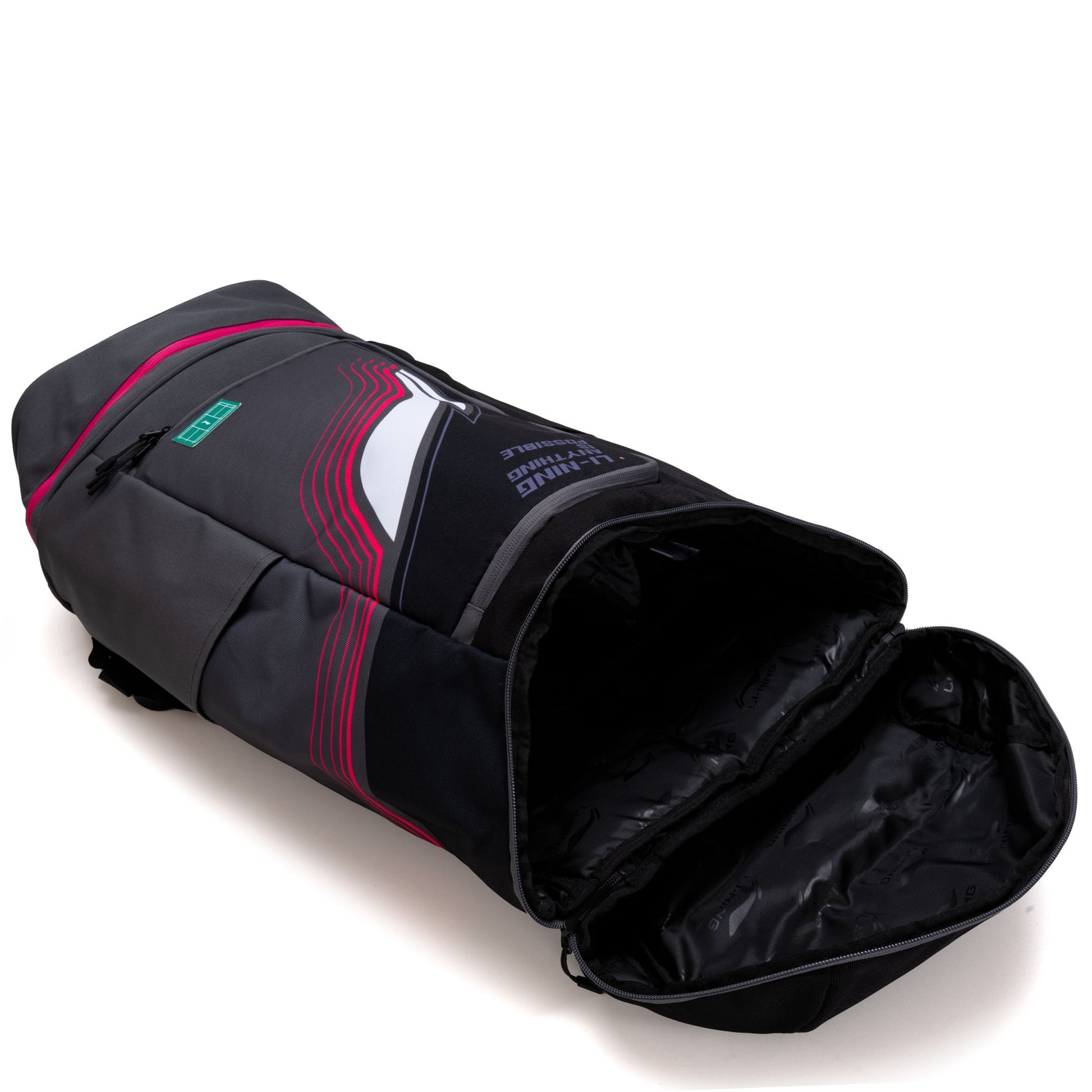 Vector Badminton Backpack-Grey, Black Pink