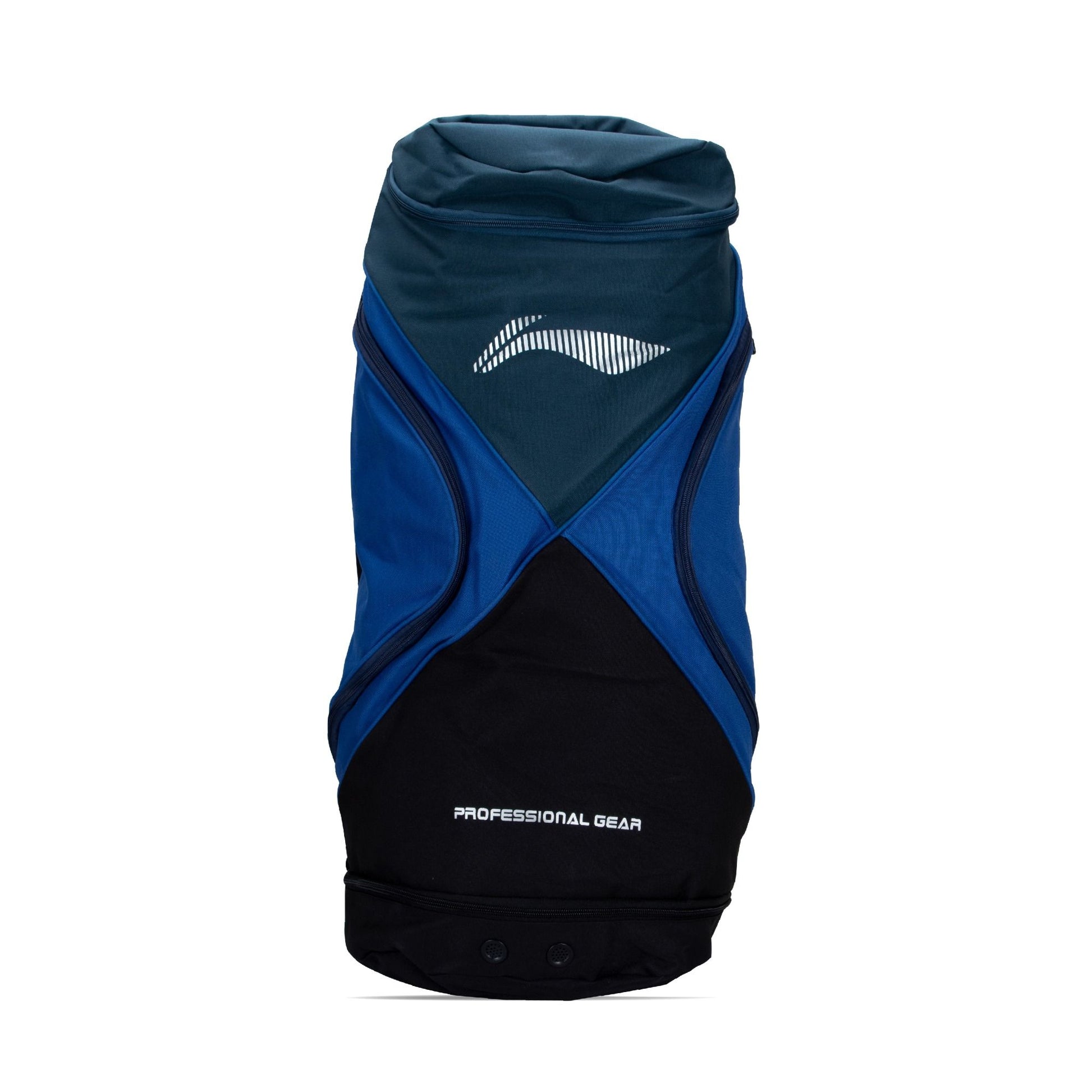 Long Backpack with Racket Compartment-Navy/Royal Blue