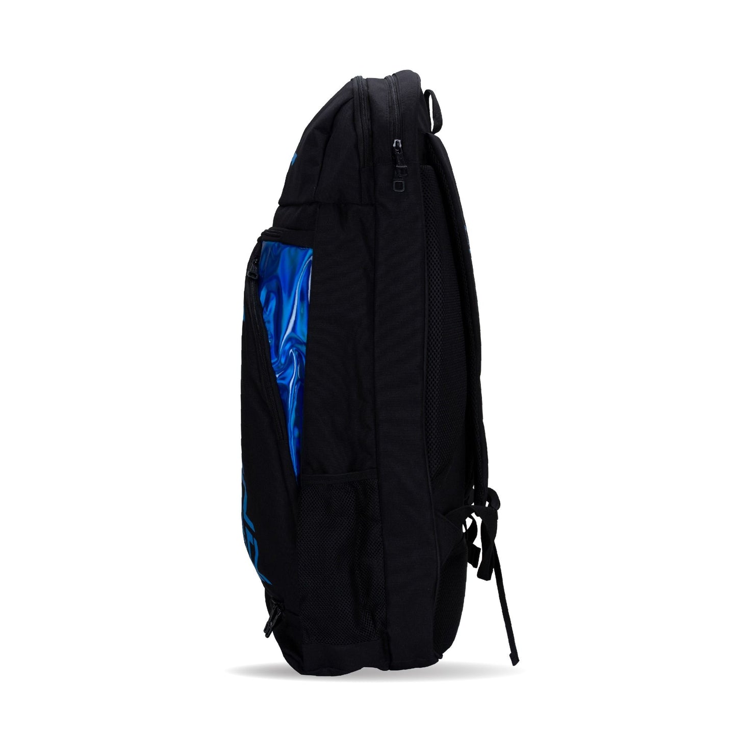 Long Backpack with Racket compartment-Black/Blue