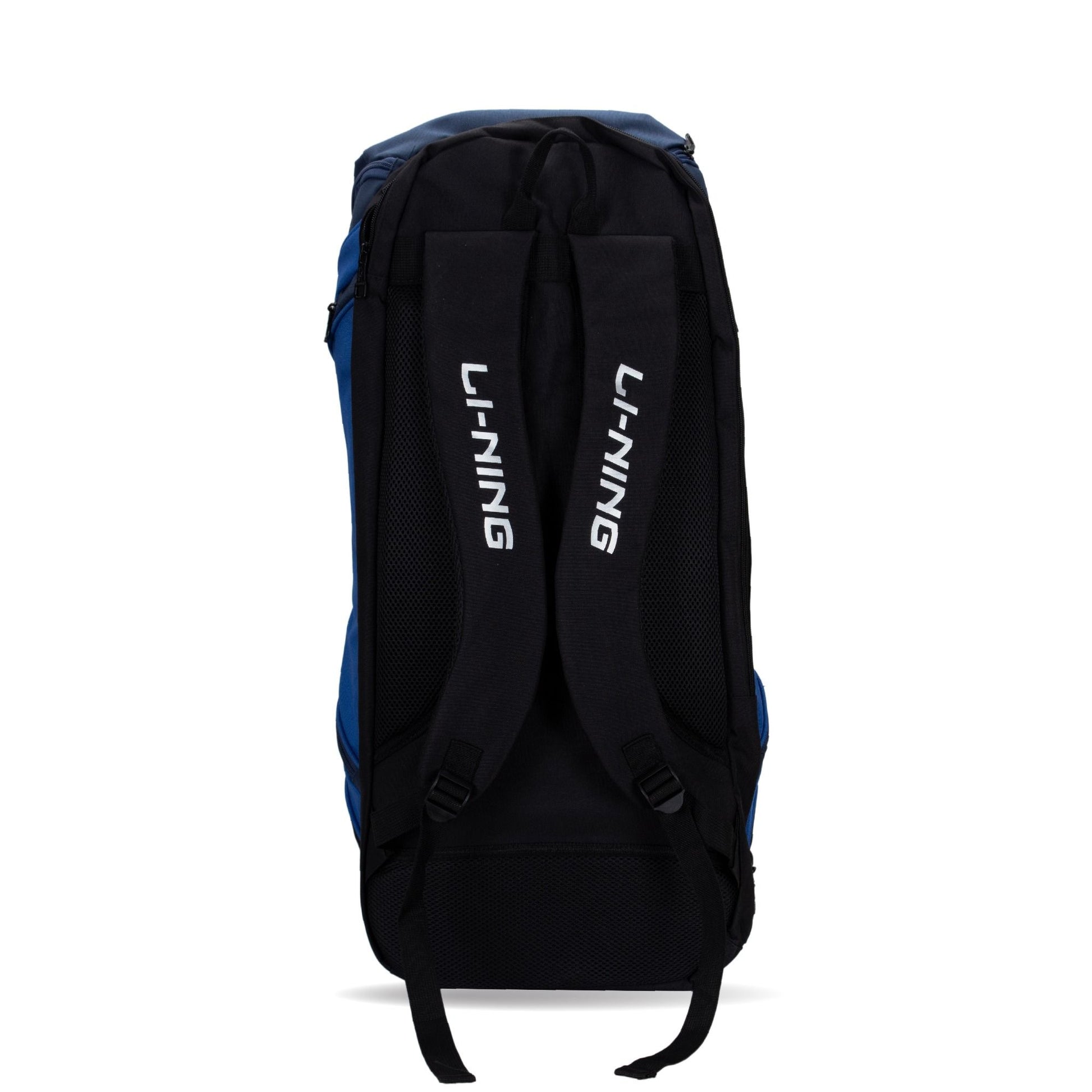 Long Backpack with Racket Compartment-Navy/Royal Blue