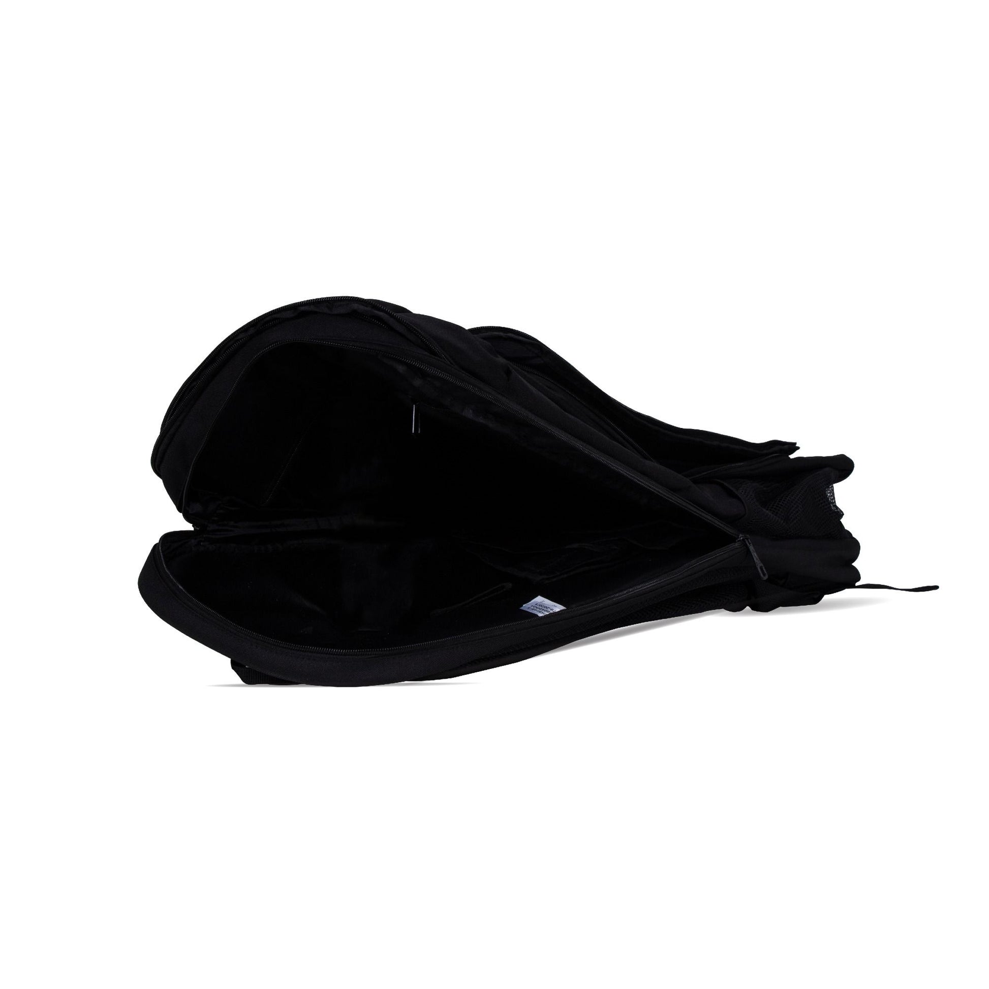 Long Backpack with Racket compartment-Black/Blue