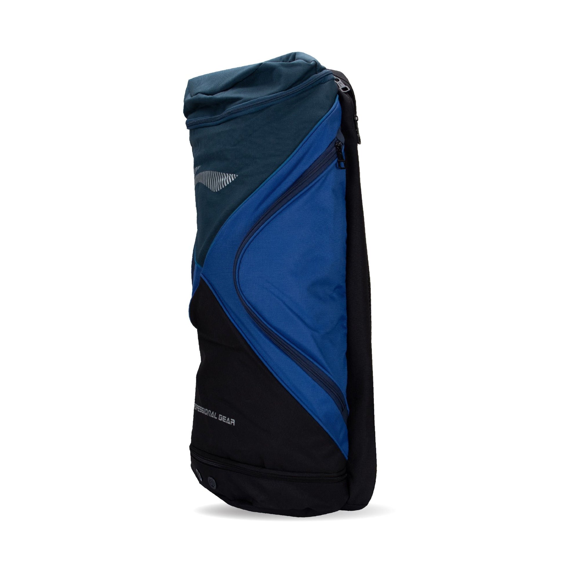 Long Backpack with Racket Compartment-Navy/Royal Blue