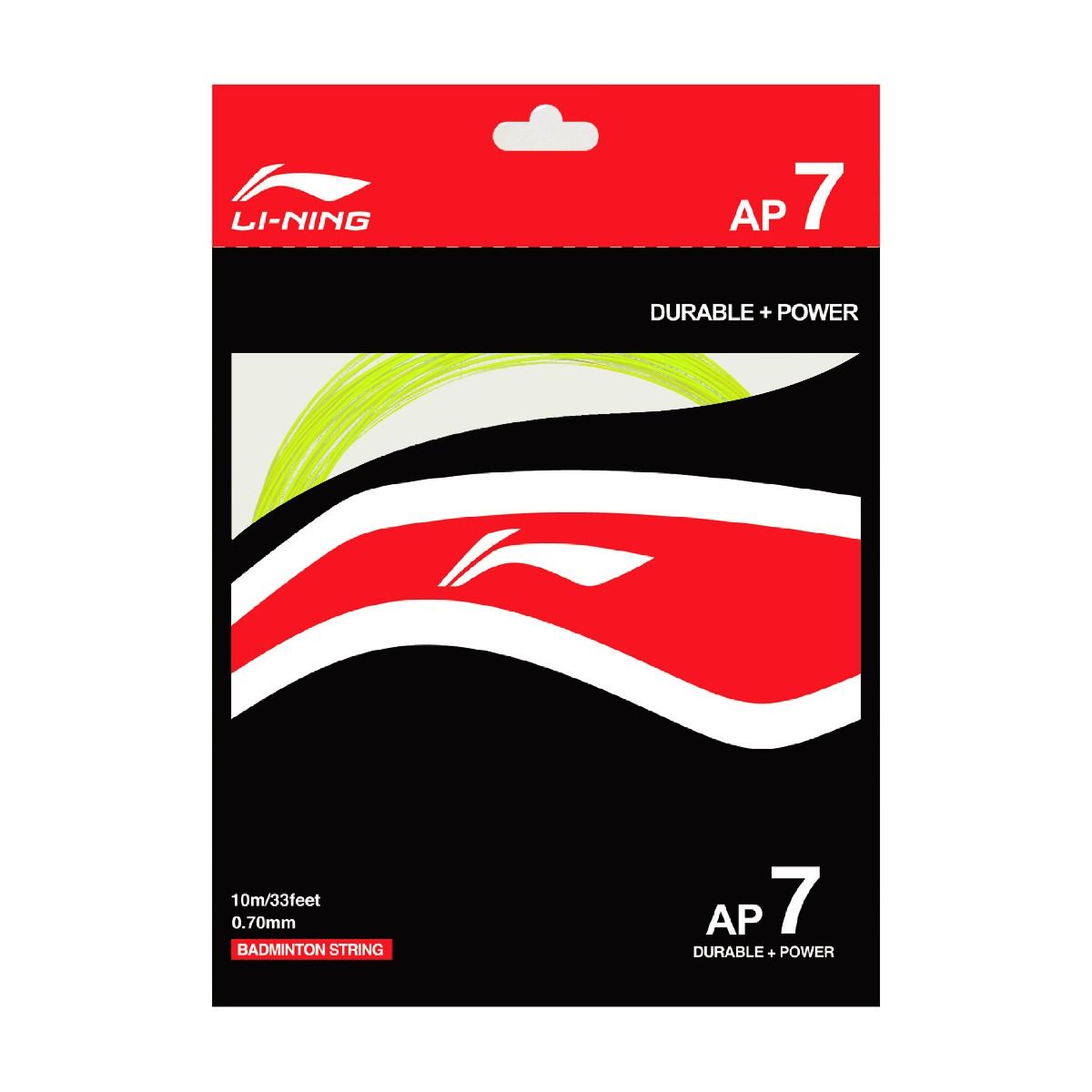 AP - 7 Badminton String -Lime