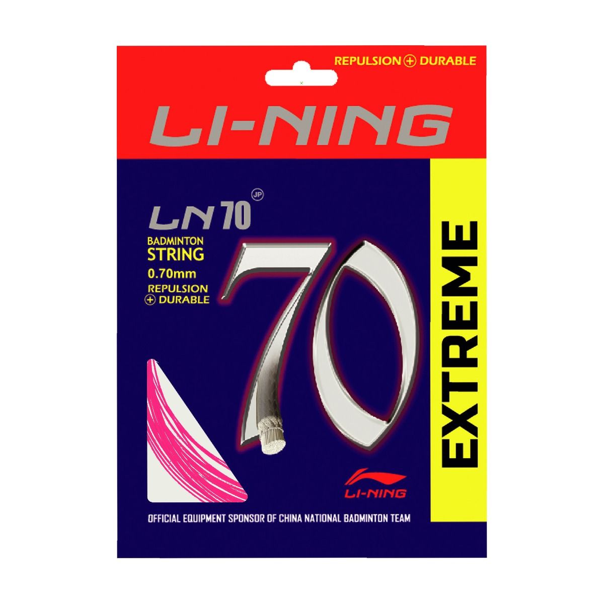 LN - 70 Extreme Badminton String-Pink