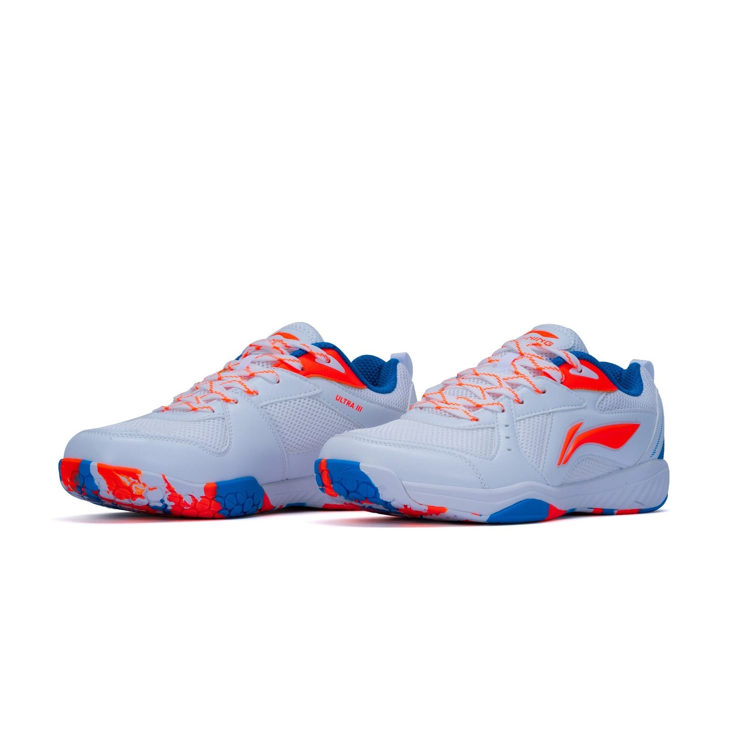 Li-Ning Ultra III-White, Blue, Orange-9 UK
