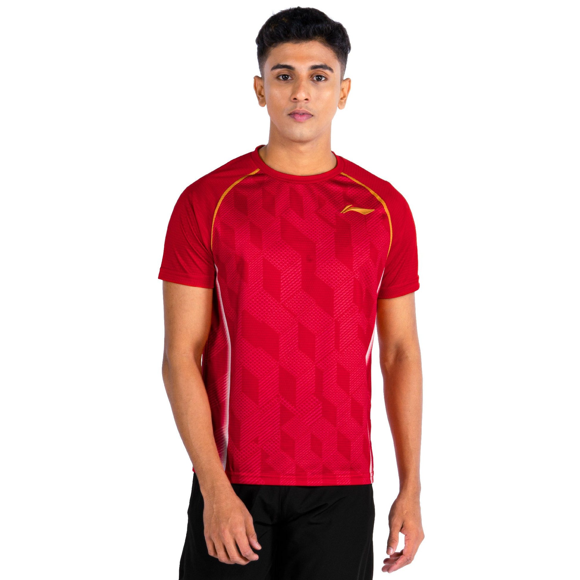 Li-Ning Defender T-shirt-Red-XS
