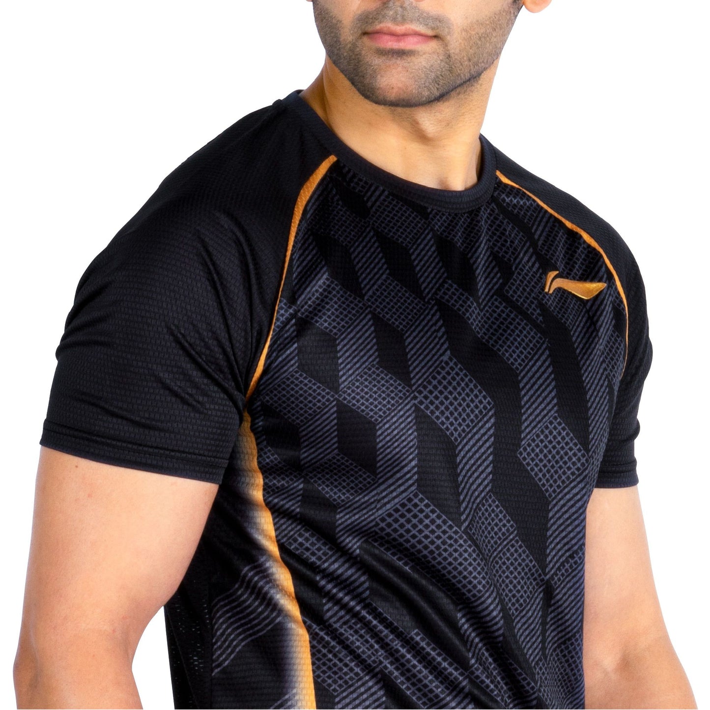 Li-Ning Defender T-shirt-Black-XS