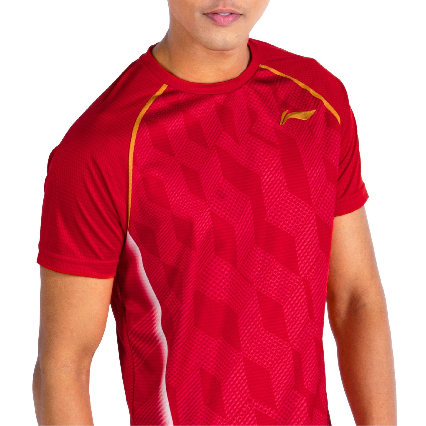 Li-Ning Defender T-shirt-Red-XS