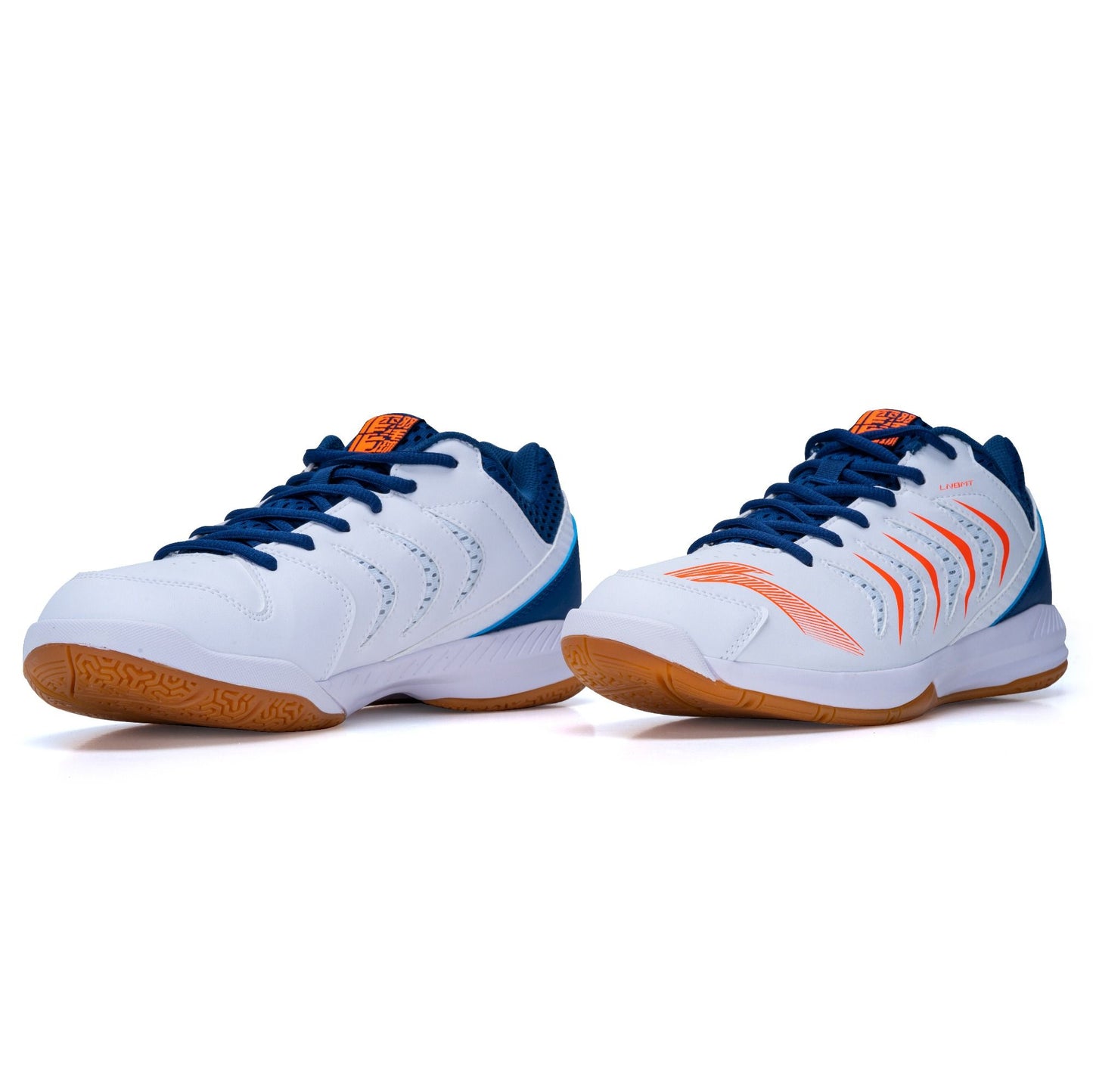 Li-Ning Light Feather-White, Navy Green Blue-9 UK