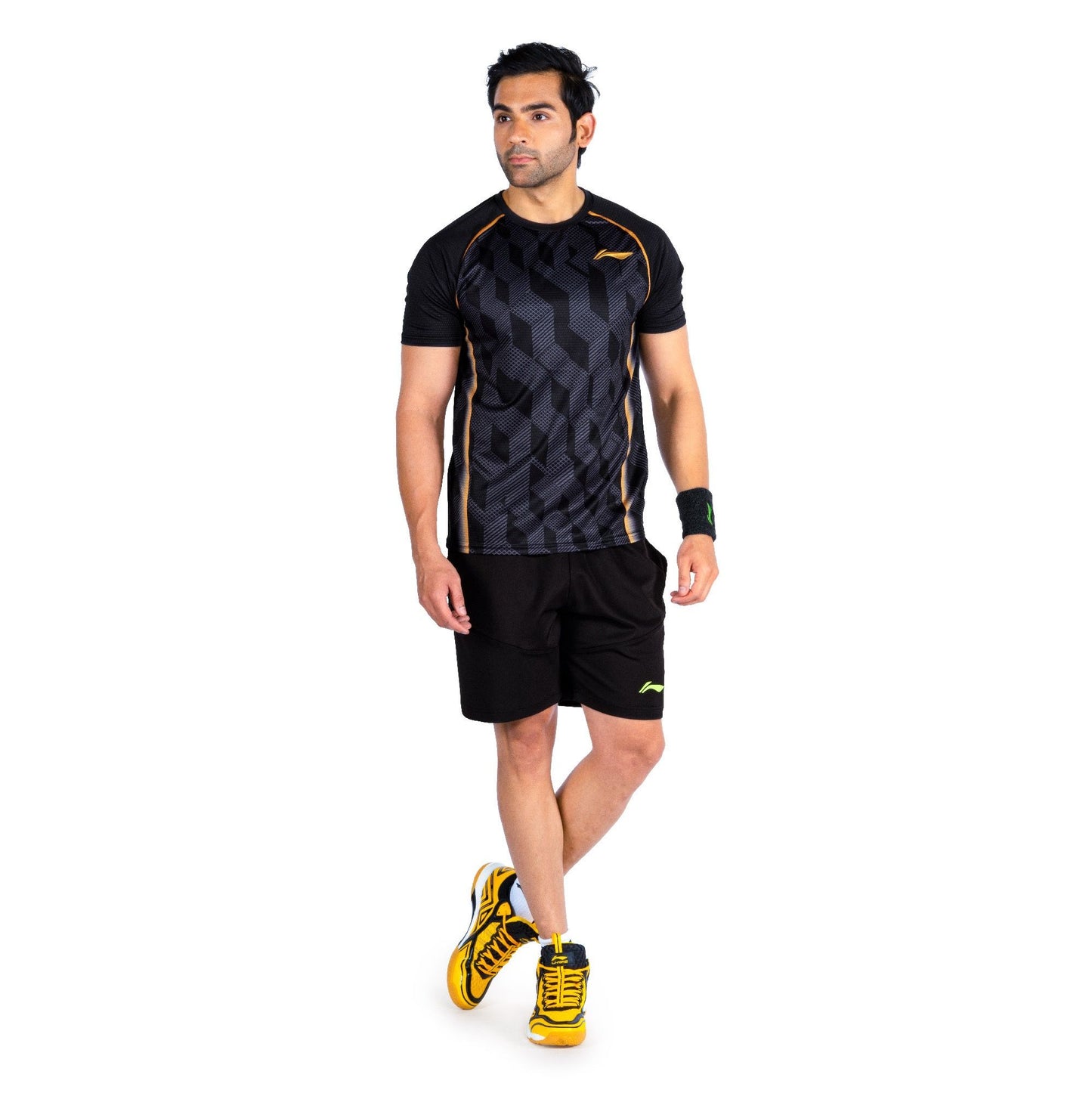 Li-Ning Defender T-shirt-Black-XS