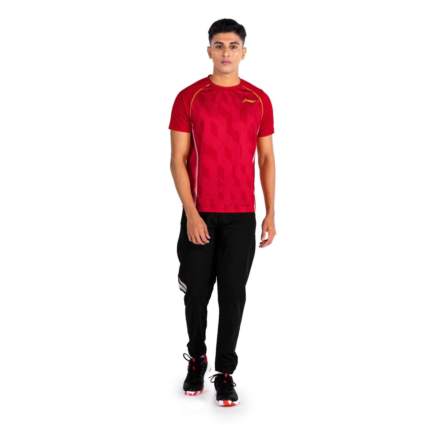 Li-Ning Defender T-shirt-Red-XS