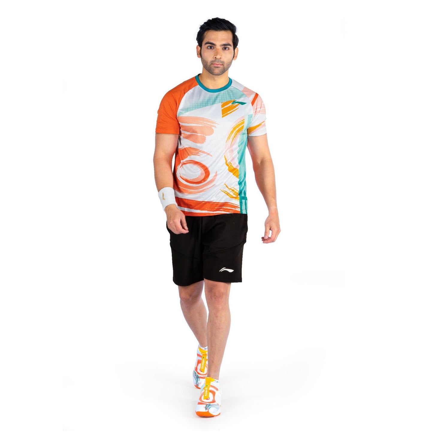 Li-Ning Champion Badminton-Orange-XS