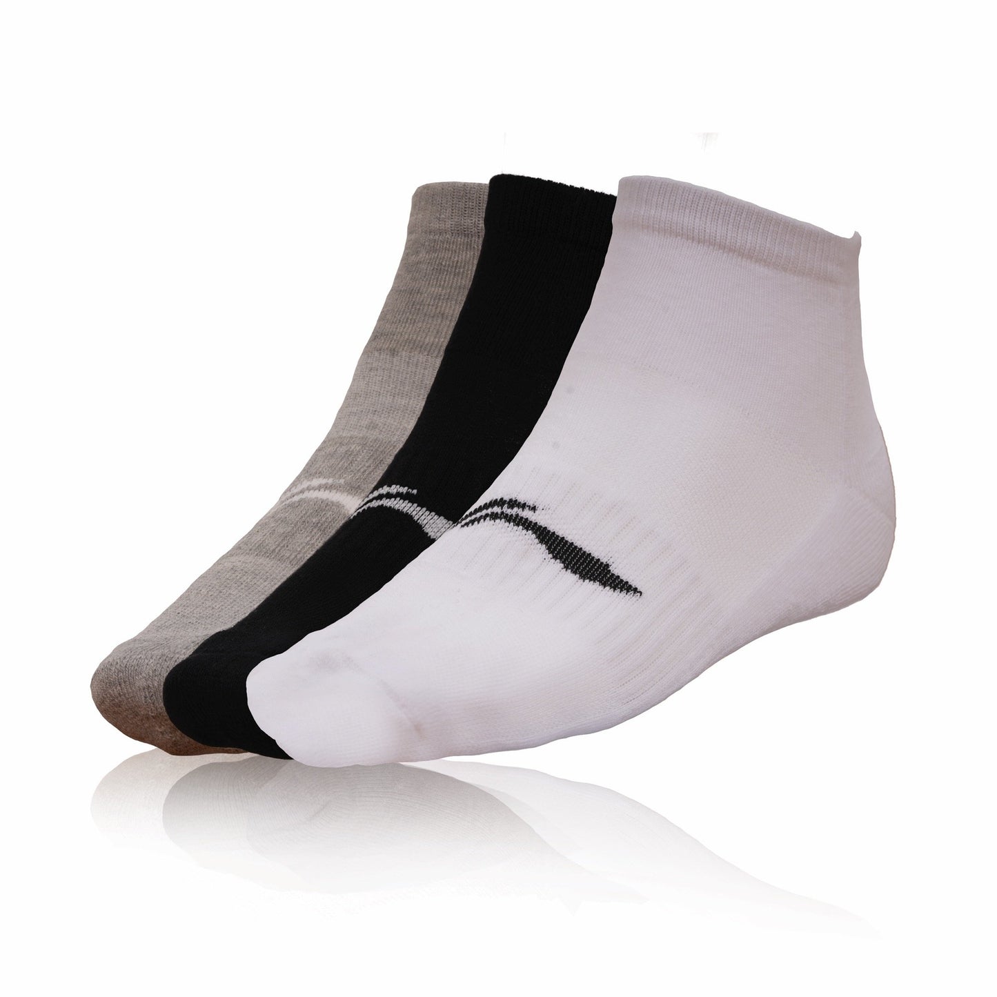 Routine Socks - White/Black/Grey